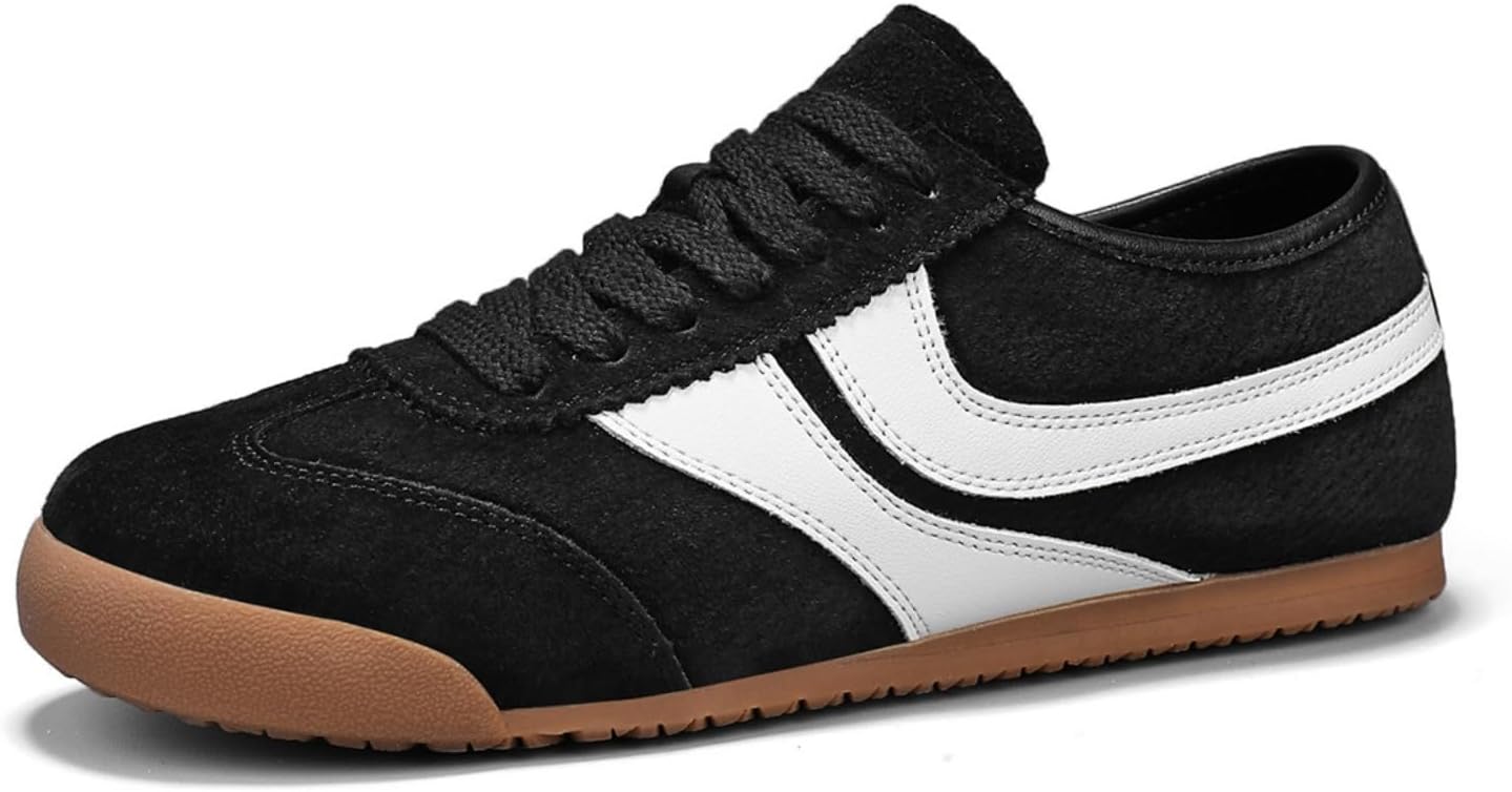 Мужские замшевые повседневные туфли Удобные кроссовки для ходьбы Легкая противоскользящая резиновая подошва Спортивная обувь для повседневной носки и активного отдыха на улице Lshwcift, черный
Мужские замшевые повседневные туфли Удобные кроссовки для ходьбы Легкая противоскользящая резиновая подошва Спортивная обувь для повседневной носки и активного отдыха на улице Lshwcift, черный