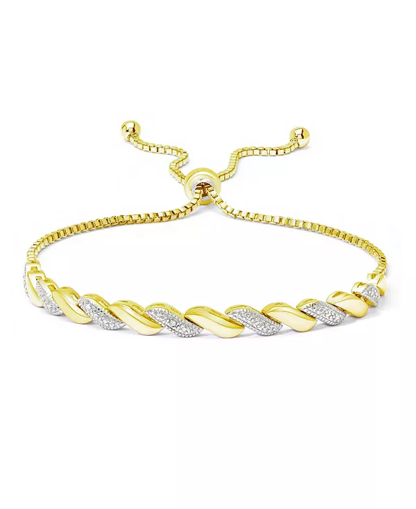 Регулируемый браслет-браслет San Marco Link Bolo с бриллиантовым акцентом из серебра, золота или розового золота Macy'S, gold
Регулируемый браслет-браслет San Marco Link Bolo с бриллиантовым акцентом из серебра, золота или розового золота Macy'S, gold