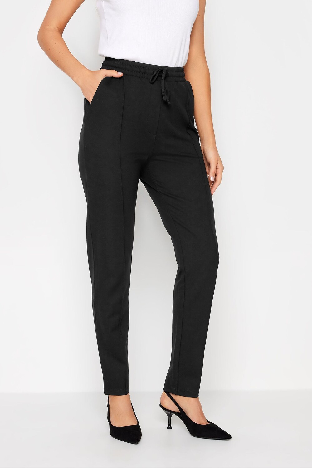 Брюки-Понте завязанные на талии Long Tall Sally, черный
Брюки-Понте завязанные на талии Long Tall Sally, черный