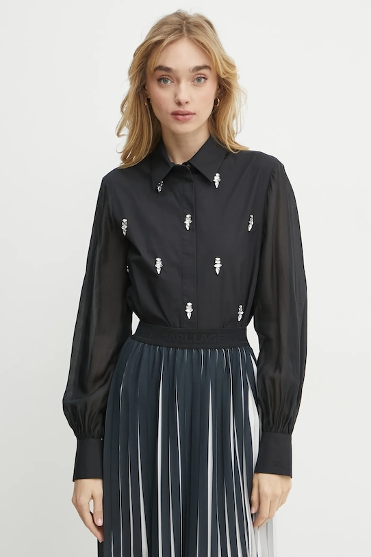 Рубашка Karl Lagerfeld, черный
Рубашка Karl Lagerfeld, черный