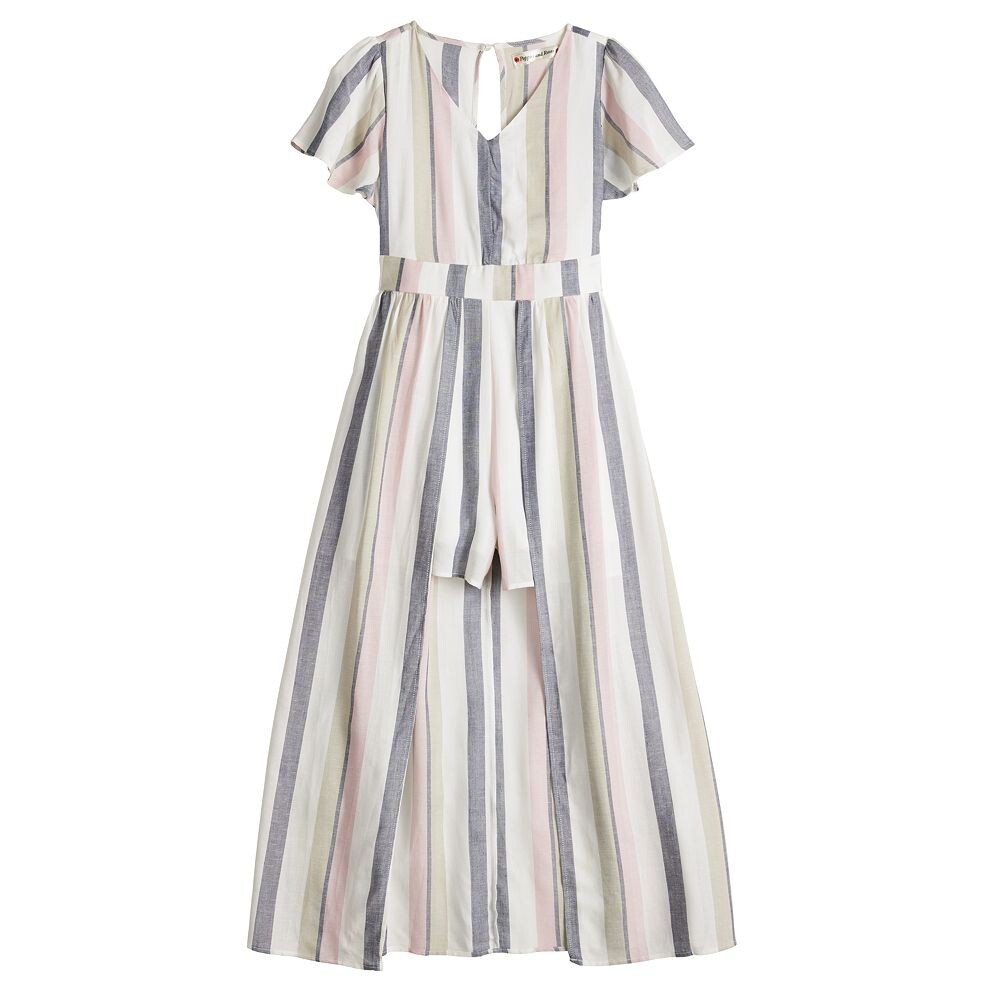 Платье в разноцветную полоску с V-образным вырезом для девочек 7–16 лет Poppies & Roses, розовый
Платье в разноцветную полоску с V-образным вырезом для девочек 7–16 лет Poppies & Roses, розовый