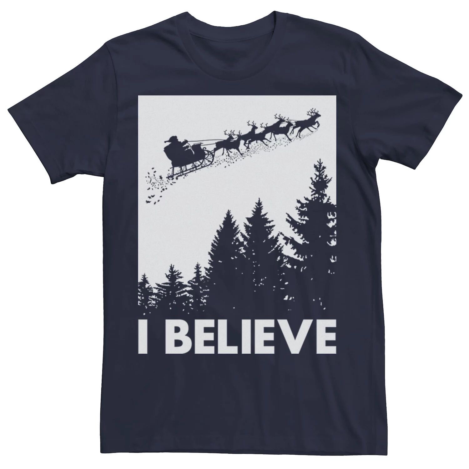 Мужская рождественская футболка Santa Claus I Believe Reindeer Licensed Character, синий
Мужская рождественская футболка Santa Claus I Believe Reindeer Licensed Character, синий