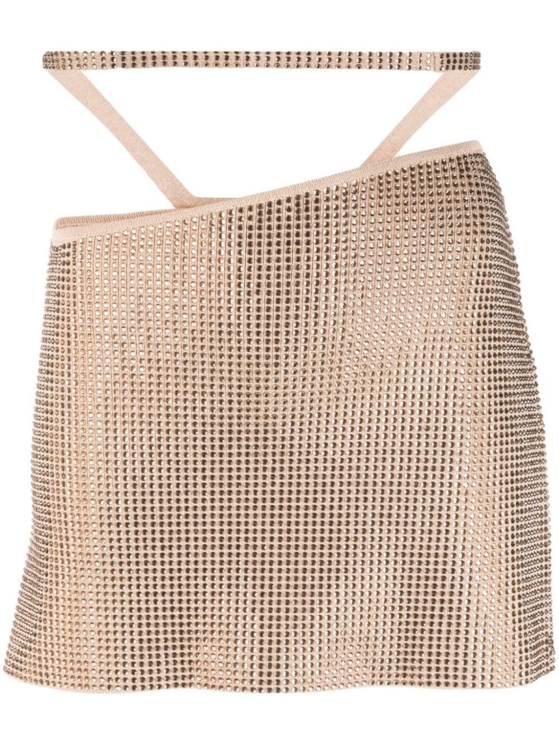 ANDREĀDAMO юбка мини со стразами, золотистый
ANDREĀDAMO юбка мини со стразами, золотистый