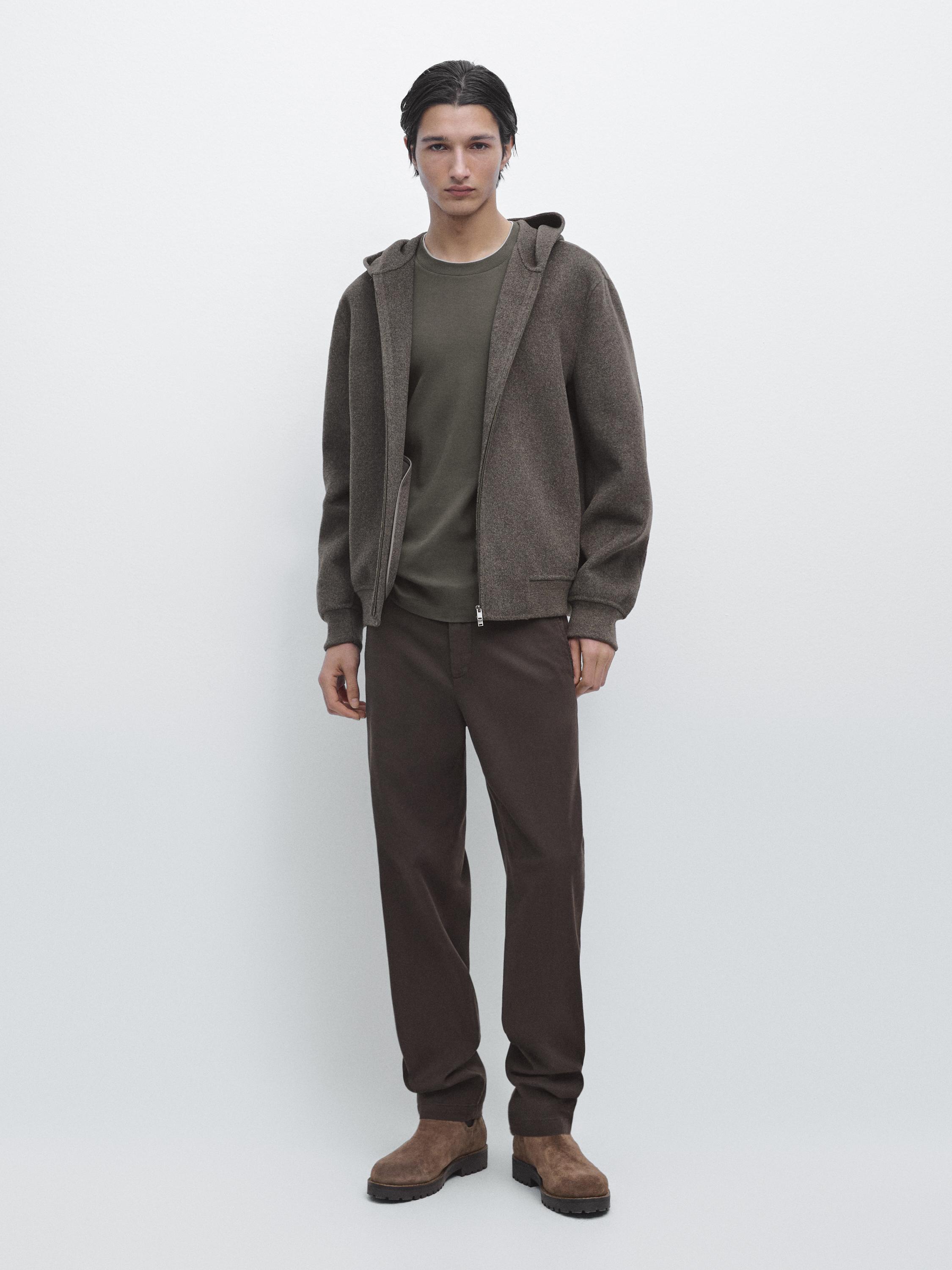 Брюки jogger из хлопковой смеси Massimo Dutti, brown
Брюки jogger из хлопковой смеси Massimo Dutti, brown
