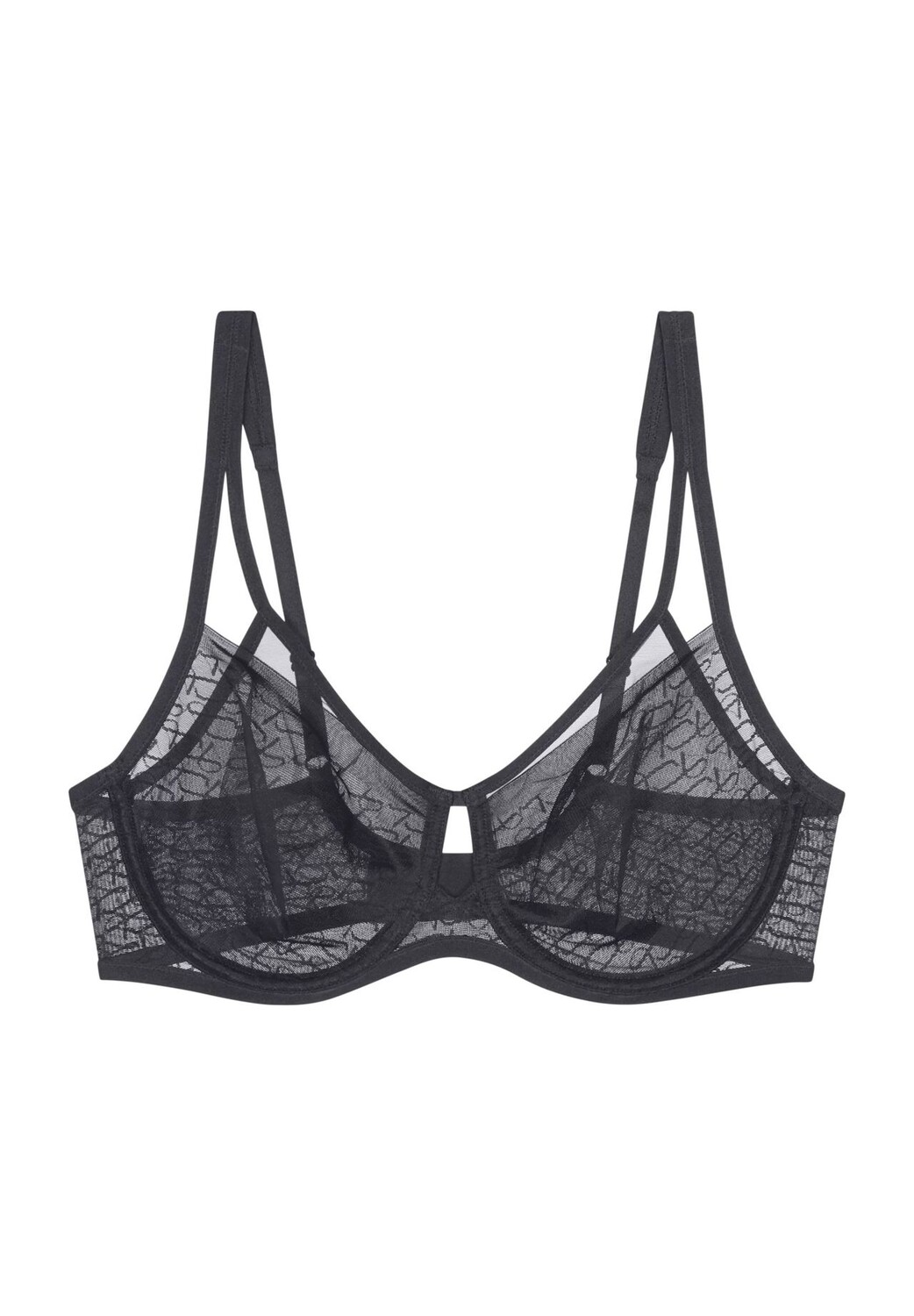 Прозрачный бюстгальтер Signature на косточках с двумя бретелями для женщин Triumph, черный
Прозрачный бюстгальтер Signature на косточках с двумя бретелями для женщин Triumph, черный