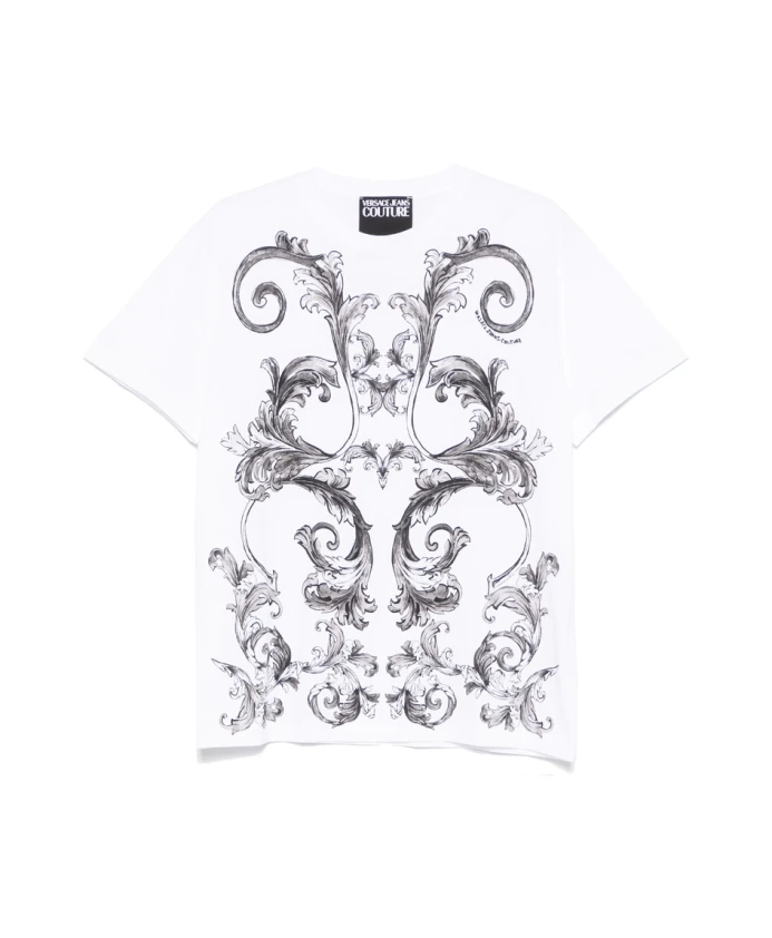 Футболка с круглым вырезом Versace Jeans Couture, белый
Футболка с круглым вырезом Versace Jeans Couture, белый