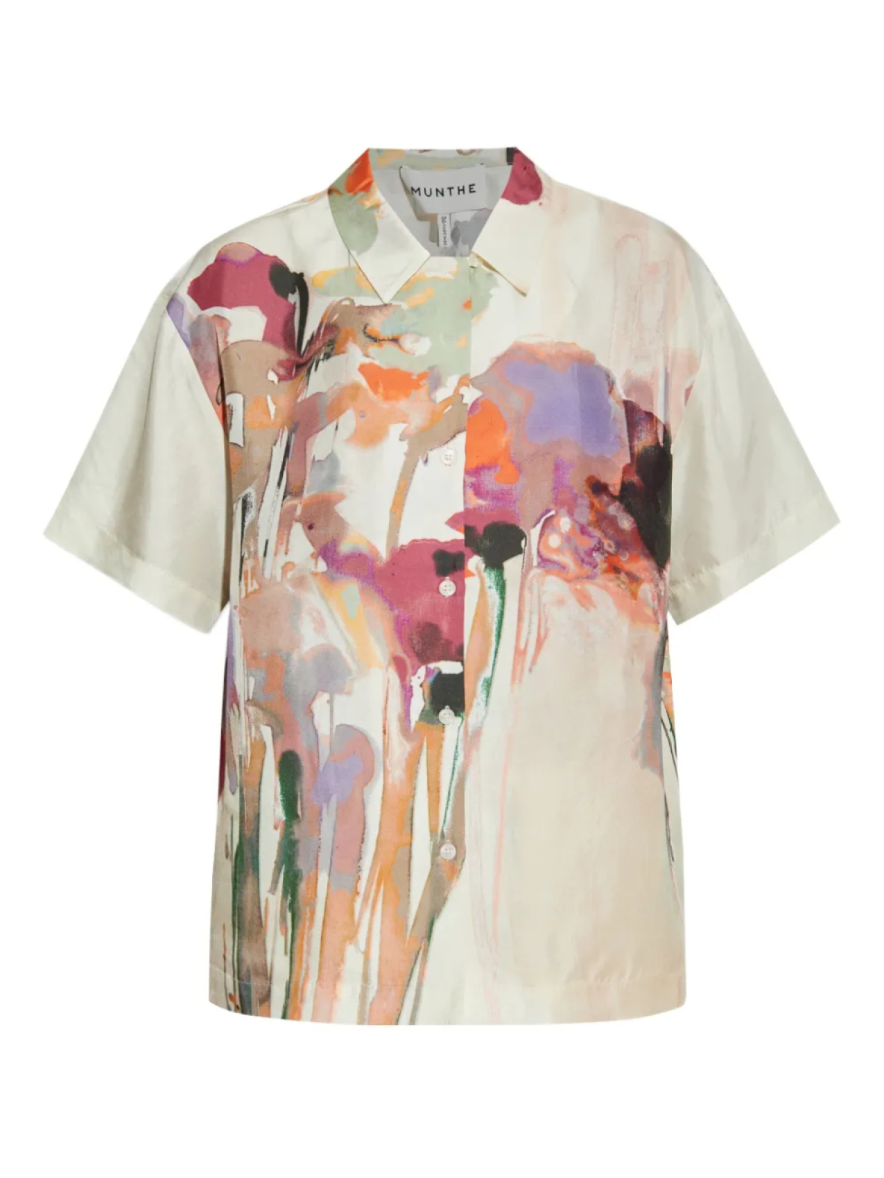 Рубашка с короткими рукавами и цветочным принтом MUNTHE, нейтральный
Рубашка с короткими рукавами и цветочным принтом MUNTHE, нейтральный