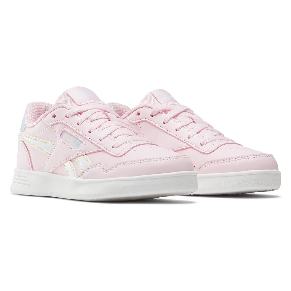 Детские кроссовки для тенниса Reebok Court Advance для малышей и подростков, pink/white/yellow
Детские кроссовки для тенниса Reebok Court Advance для малышей и подростков, pink/white/yellow