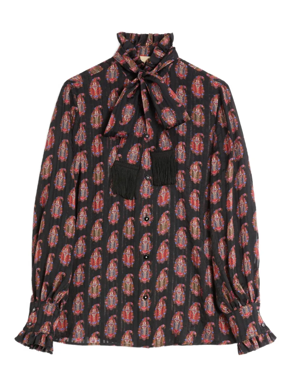 Блузка с принтом и бантом VALENTINO GARAVANI, черный
Блузка с принтом и бантом VALENTINO GARAVANI, черный