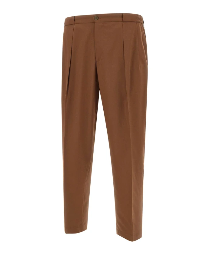 Коричневые шерстяные мужские брюки Briglia, коричневый
Коричневые шерстяные мужские брюки Briglia, коричневый