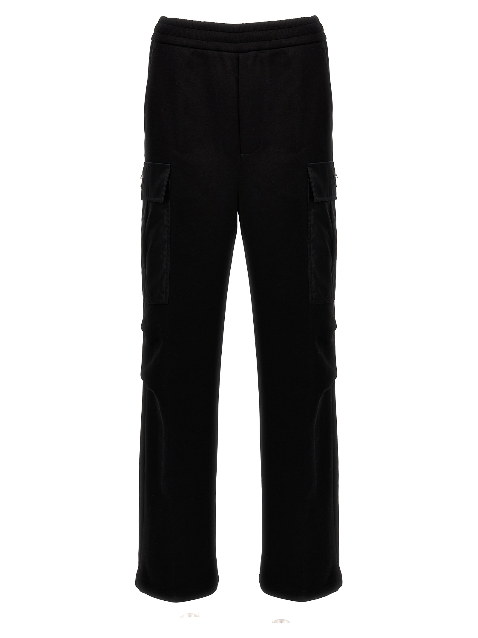 Джоггеры-карго с нейлоновыми вставками Prada, черный
Джоггеры-карго с нейлоновыми вставками Prada, черный