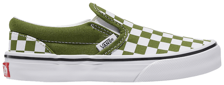 Кроссовки Vans Classic Slip-On Kids 'Checkerboard - Pesto Green', зеленый
Кроссовки Vans Classic Slip-On Kids 'Checkerboard - Pesto Green', зеленый
