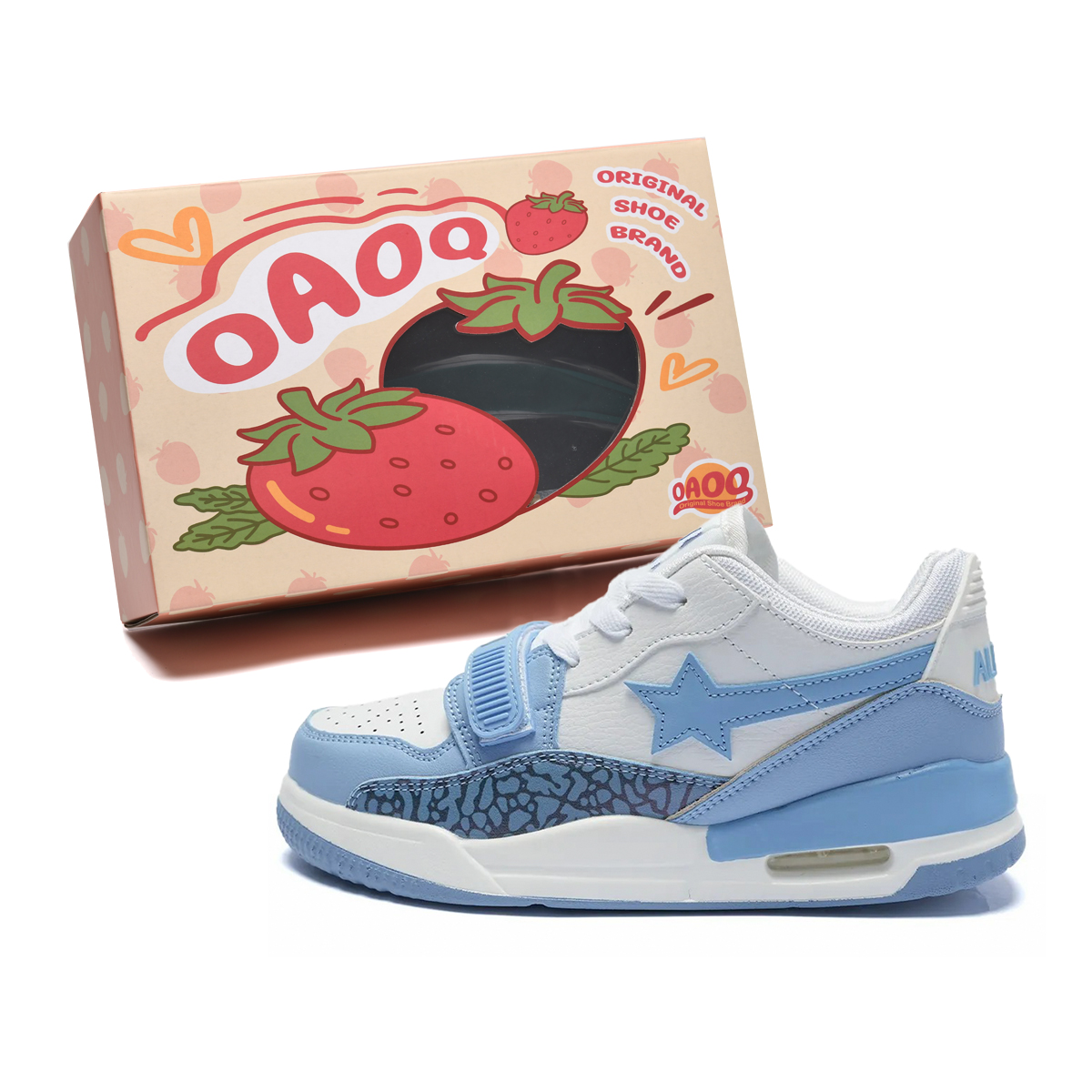 OAOQ Износостойкие легкие дышащие лоу-топ скейтбордские кроссовки унисекс Sea Salt Blue, цвет Sea Salt Blue
OAOQ Износостойкие легкие дышащие лоу-топ скейтбордские кроссовки унисекс Sea Salt Blue, цвет Sea Salt Blue