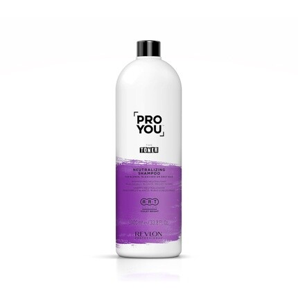 Revlon Professional Pro You The Toner Neutralizing Shampoo Высокоочищающий шампунь для светлых, обесцвеченных и седых волос 1000 мл
Revlon Professional Pro You The Toner Neutralizing Shampoo Высокоочищающий шампунь для светлых, обесцвеченных и седых волос 1000 мл