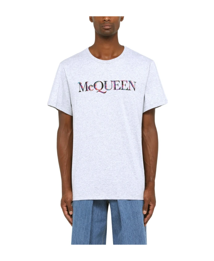 Повседневная хлопковая футболка Alexander Mcqueen, серый
Повседневная хлопковая футболка Alexander Mcqueen, серый