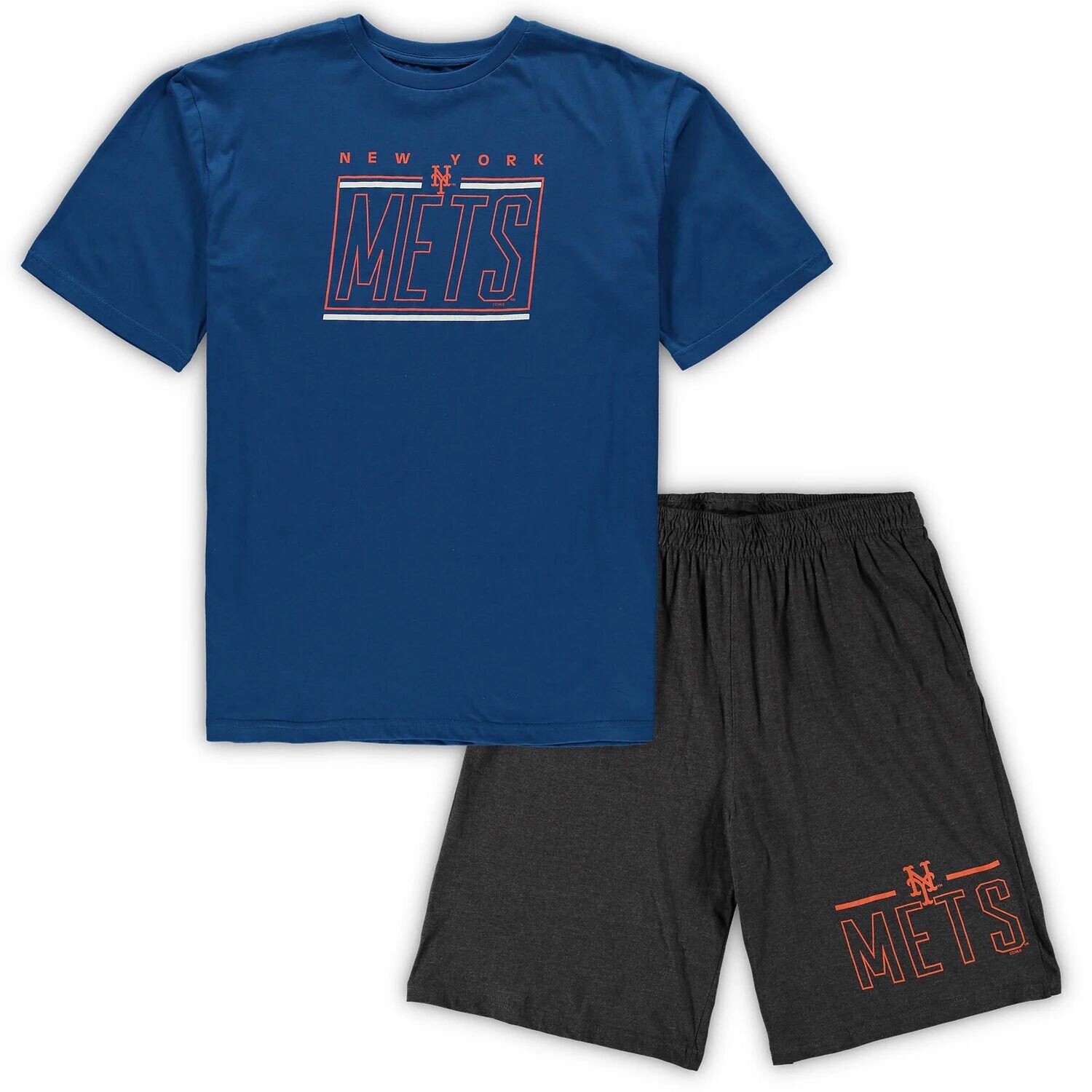 Мужской комплект для сна с футболкой и шортами Concepts Sport Royal/Heathered Charcoal New York Mets Big & Tall
Мужской комплект для сна с футболкой и шортами Concepts Sport Royal/Heathered Charcoal New York Mets Big & Tall