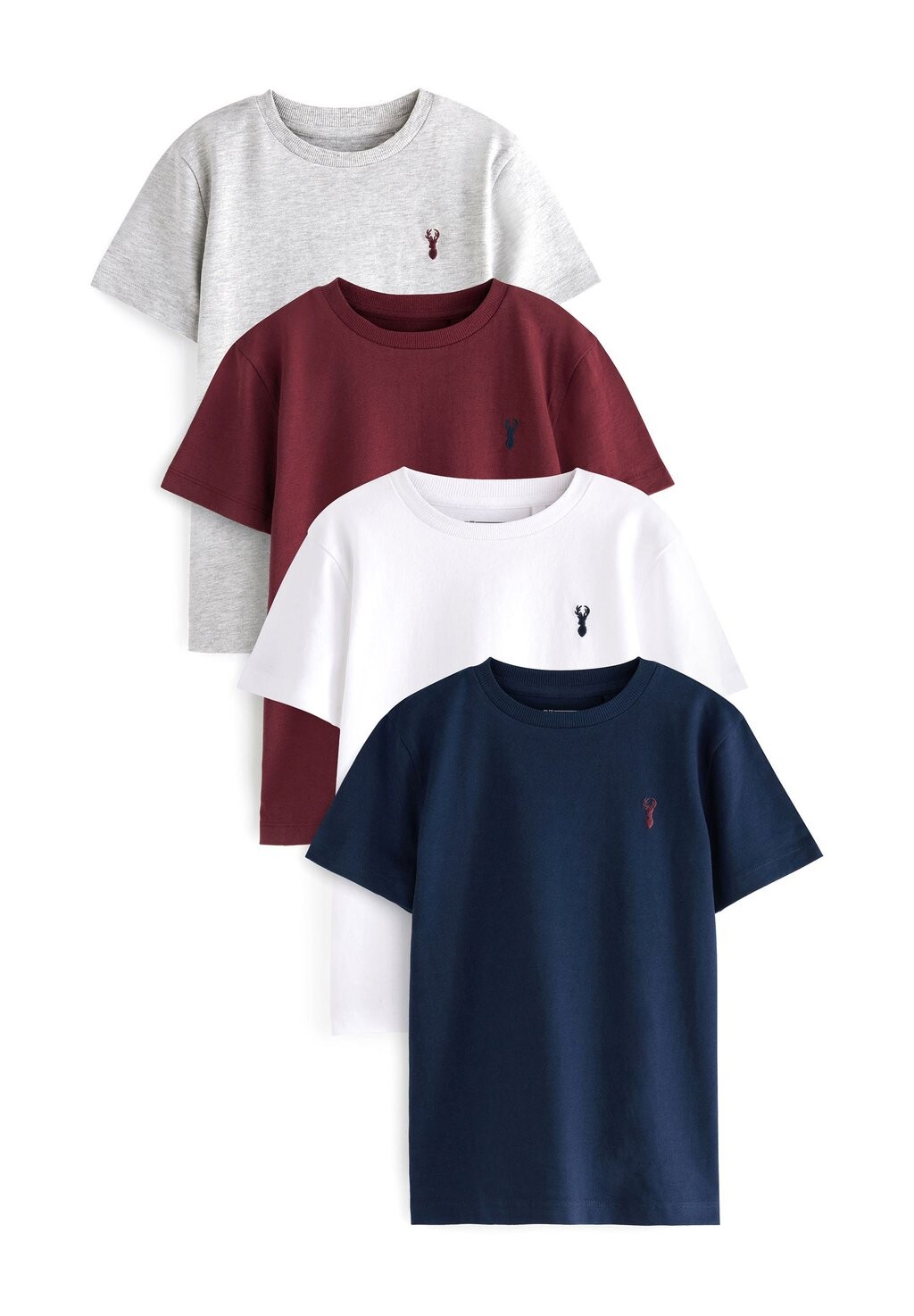 Базовая футболка 4 PACK STAG EMBROIDERED SHORT SLEEVE Next, цвет berry red white
Базовая футболка 4 PACK STAG EMBROIDERED SHORT SLEEVE Next, цвет berry red white