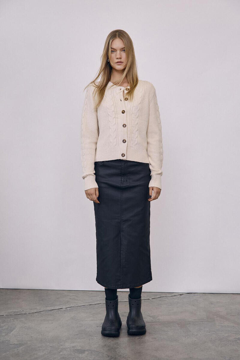 Юбка миди из искусственной кожи Object, черный
Юбка миди из искусственной кожи Object, черный