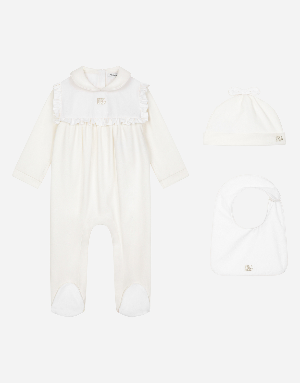 Подарочный набор из 3 предметов из фирменного жаккарда и интерлока Dolce&Gabbana, мультиколор
Подарочный набор из 3 предметов из фирменного жаккарда и интерлока Dolce&Gabbana, мультиколор