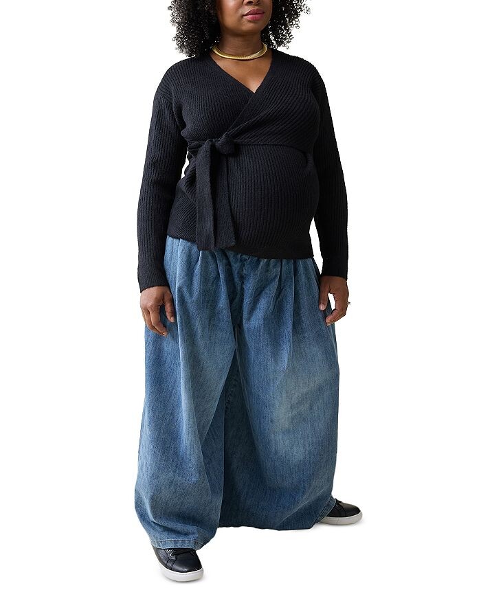 Свитер с запахом для кормящих мам Ingrid & Isabel, черный
Свитер с запахом для кормящих мам Ingrid & Isabel, черный