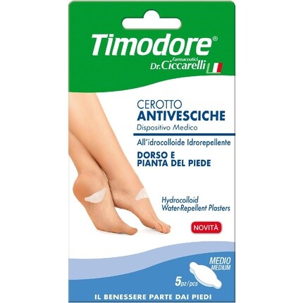 Пластыри против мозолей для спины и подошв стопы - упаковка из 5 шт Timodore
Пластыри против мозолей для спины и подошв стопы - упаковка из 5 шт Timodore