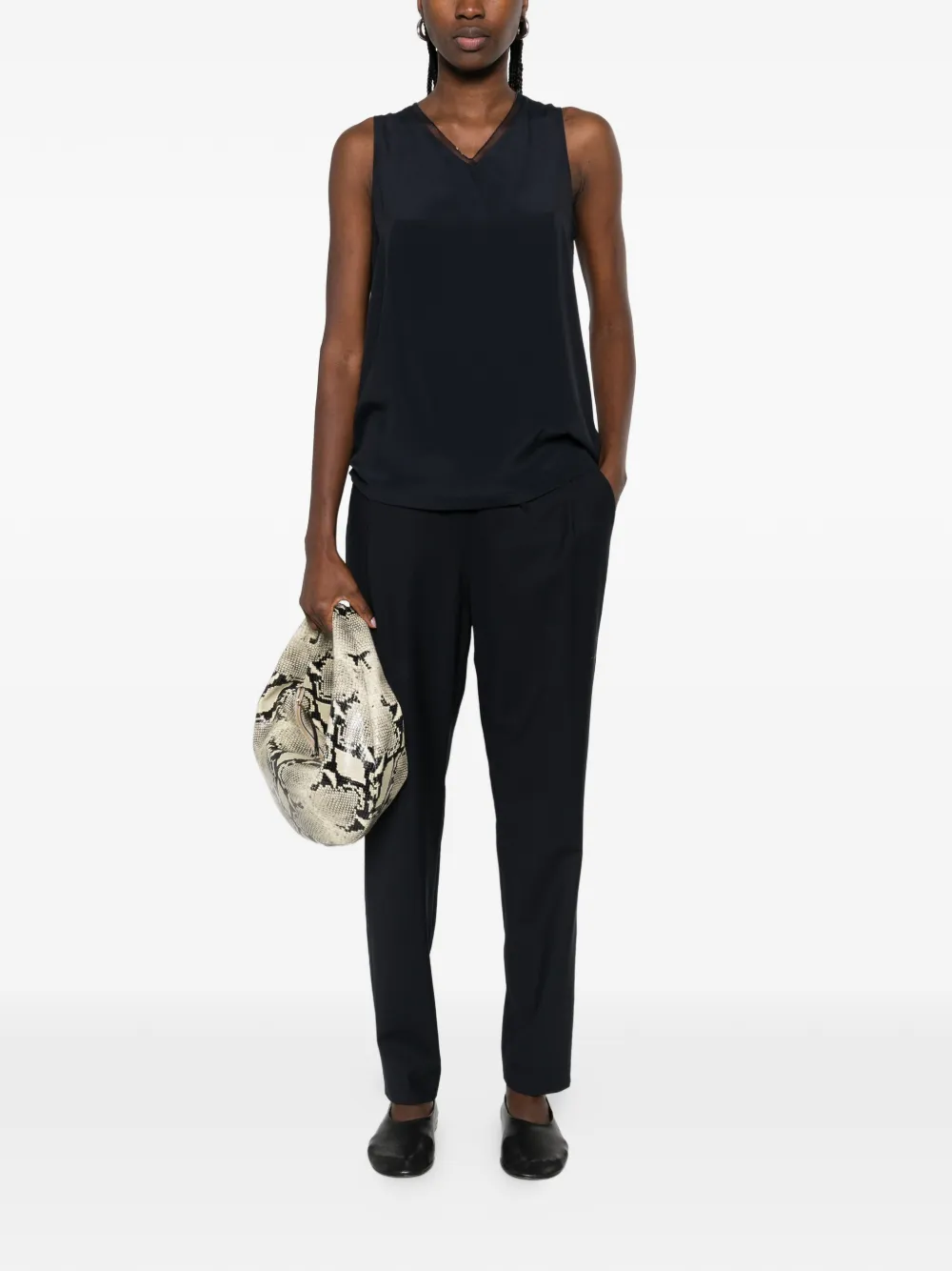 Брюки на завязках Fabiana Filippi, синий
Брюки на завязках Fabiana Filippi, синий