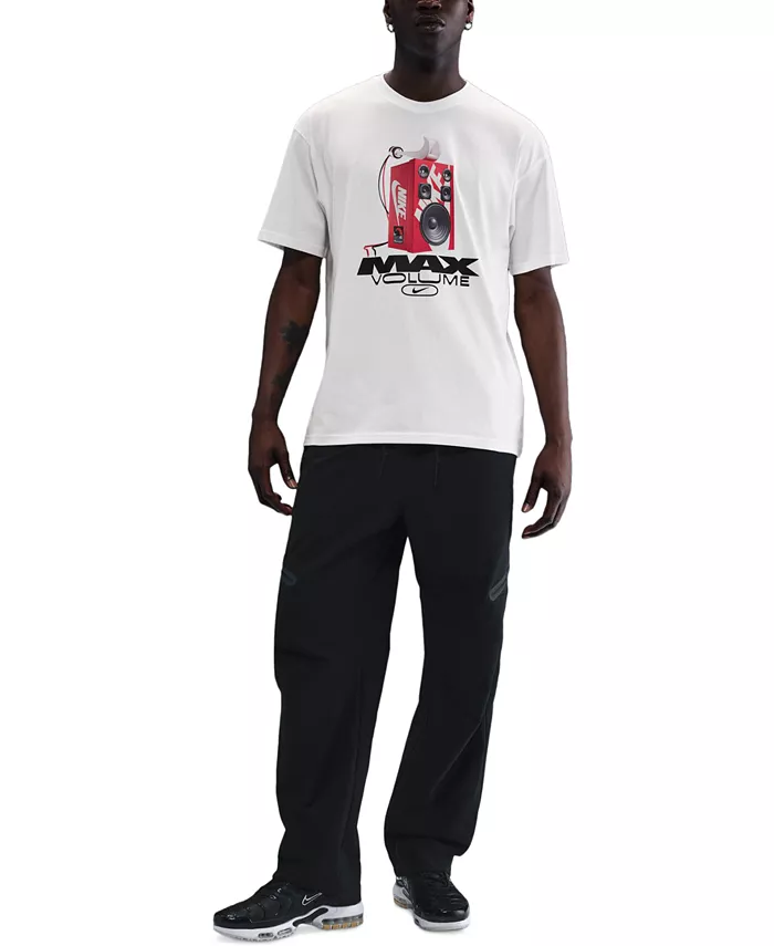 Мужская спортивная футболка Max90 свободного кроя с графическим принтом Nike, белый 
Мужская спортивная футболка Max90 свободного кроя с графическим принтом Nike, белый