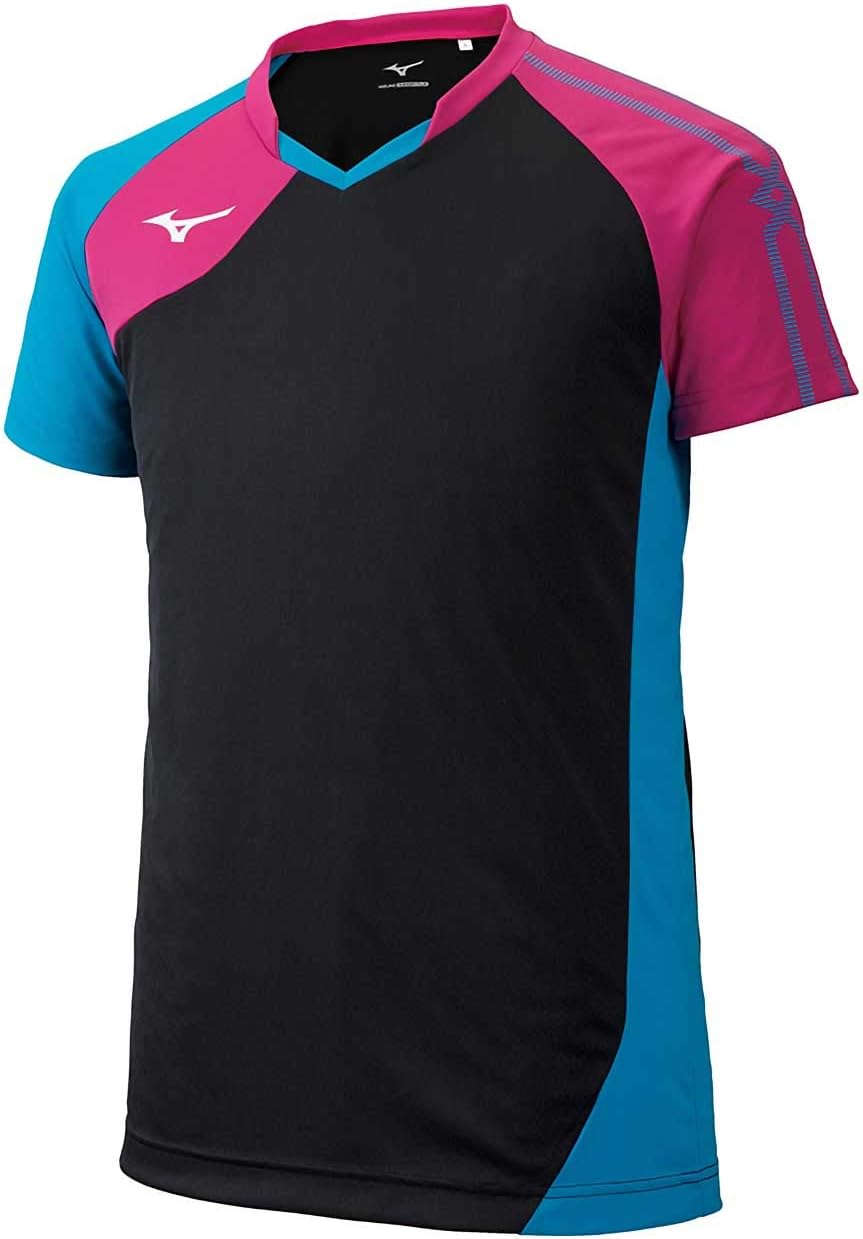 Волейбольная футболка Mizuno V2MA9001, игровая футболка с коротким рукавом, для клубных мероприятий, тренировок, для юниоров, черный/синий/розовый
Волейбольная футболка Mizuno V2MA9001, игровая футболка с коротким рукавом, для клубных мероприятий, тренировок, для юниоров, черный/синий/розовый