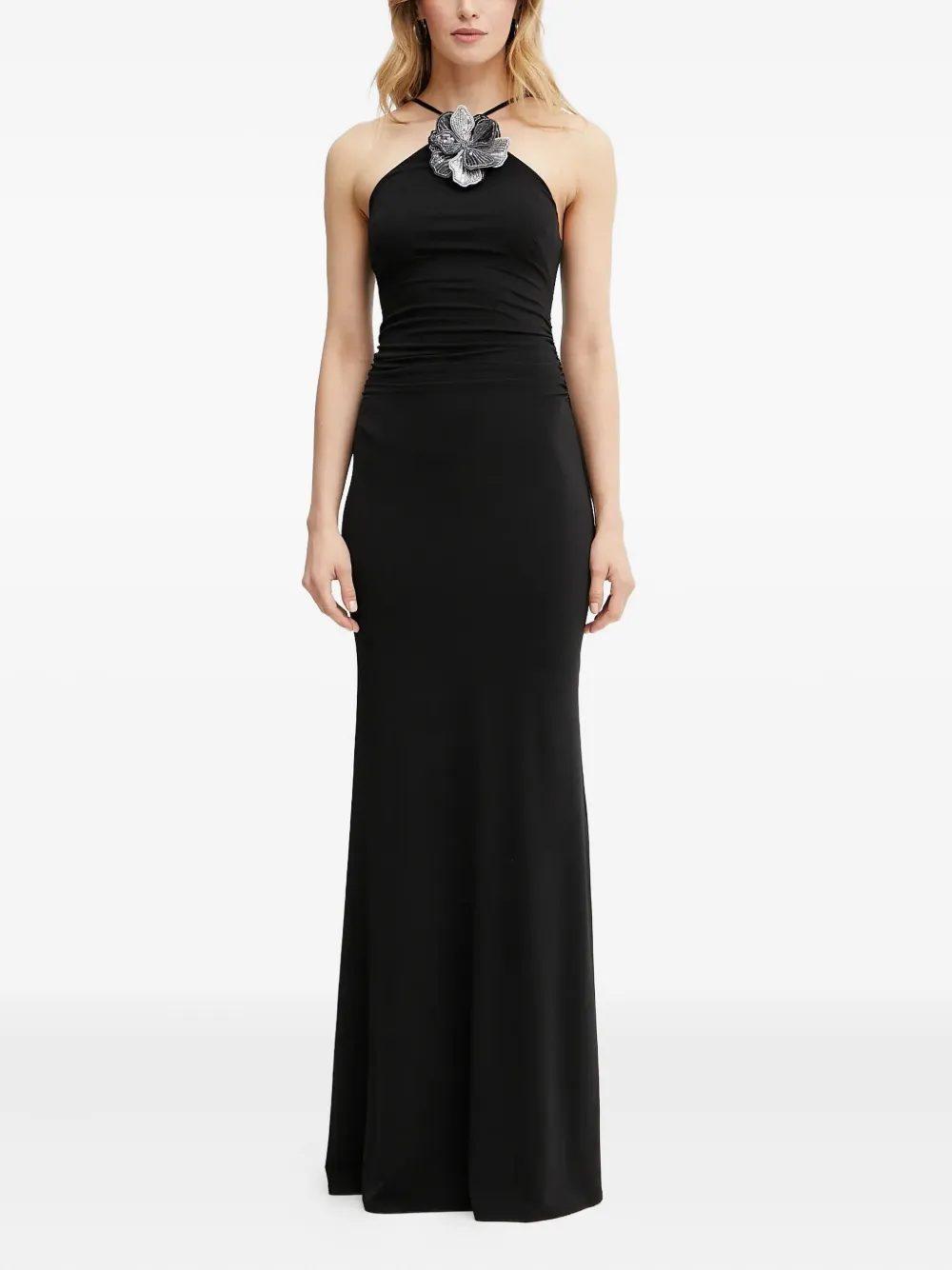 Платье макси с вырезом халтер GUESS USA, черный
Платье макси с вырезом халтер GUESS USA, черный