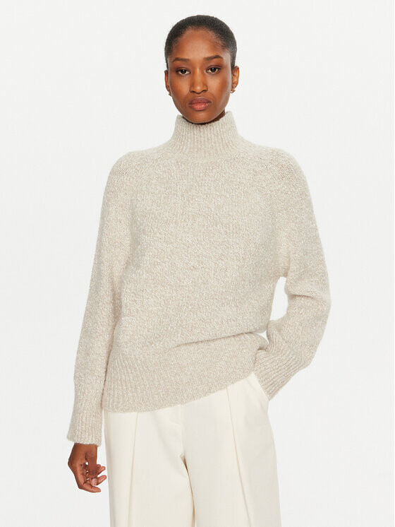 Свитер с высоким воротником обычного кроя Marella, экрю
Свитер с высоким воротником обычного кроя Marella, экрю