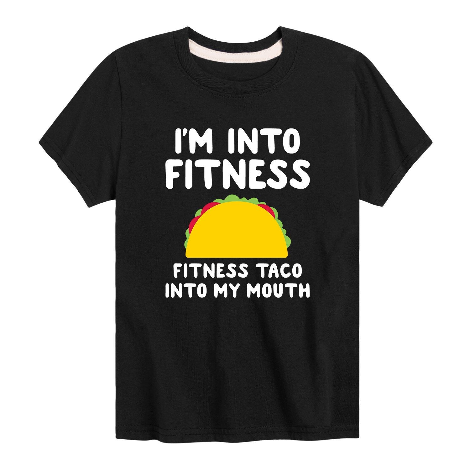 Футболка с рисунком I'm 'Into Fitness Taco для мальчиков 8–20 лет Licensed Character, черный
Футболка с рисунком I'm 'Into Fitness Taco для мальчиков 8–20 лет Licensed Character, черный