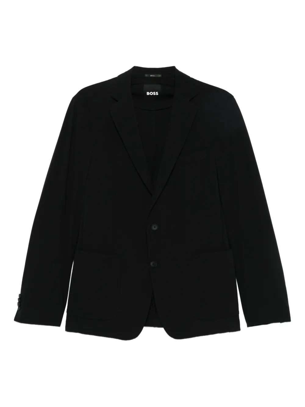 Однобортный блейзер BOSS, черный
Однобортный блейзер BOSS, черный