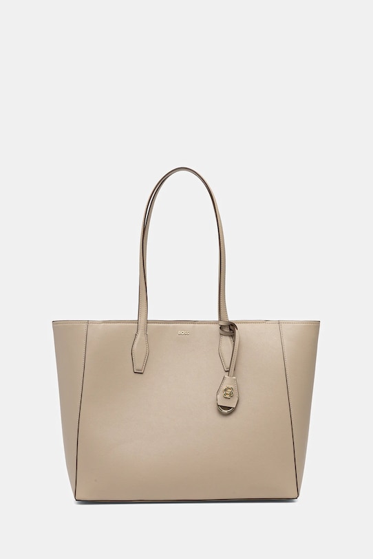 Кожаная сумка Boss, бежевый 
Кожаная сумка Boss, бежевый