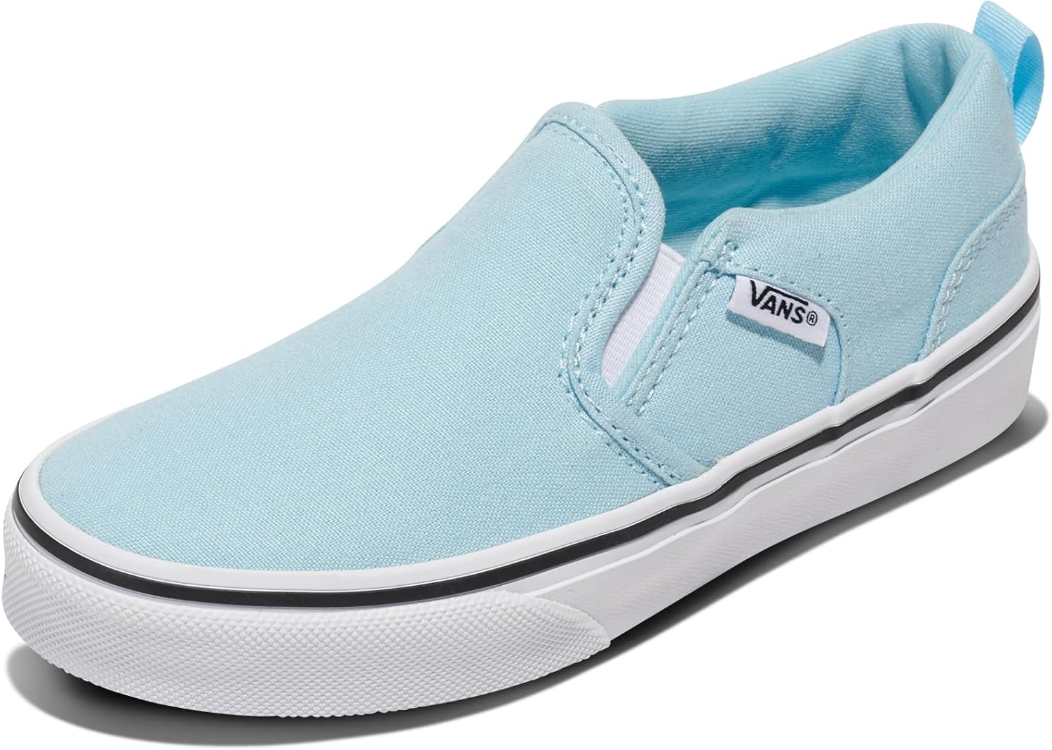 Vans Asher Slip-On для девочек, Canvas Crystal Blue
Vans Asher Slip-On для девочек, Canvas Crystal Blue