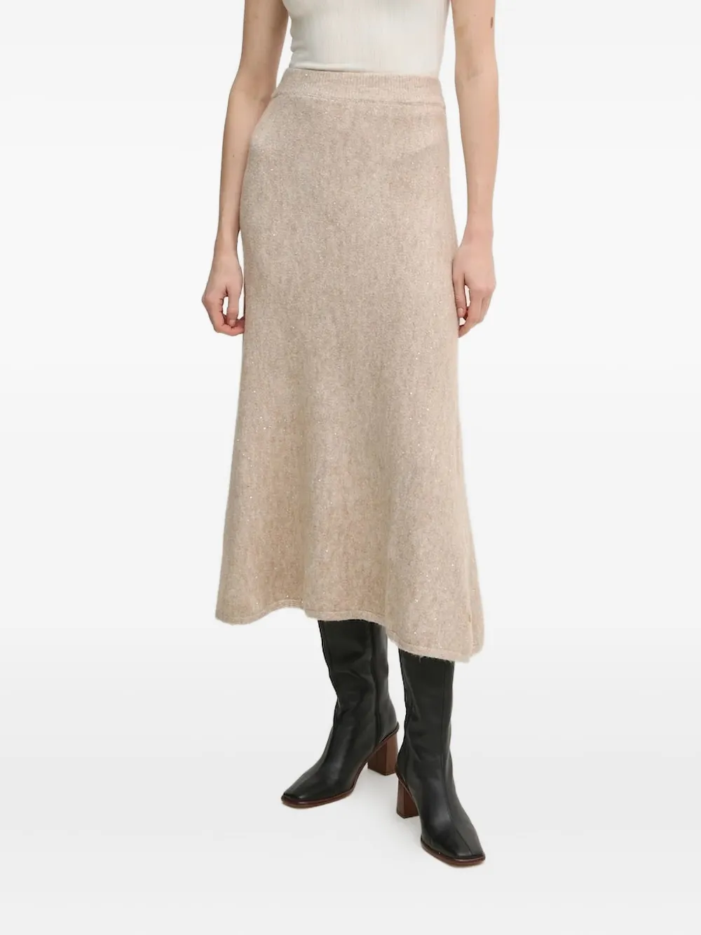 Юбка миди с пайетками Pedro Del Hierro, нейтральный
Юбка миди с пайетками Pedro Del Hierro, нейтральный