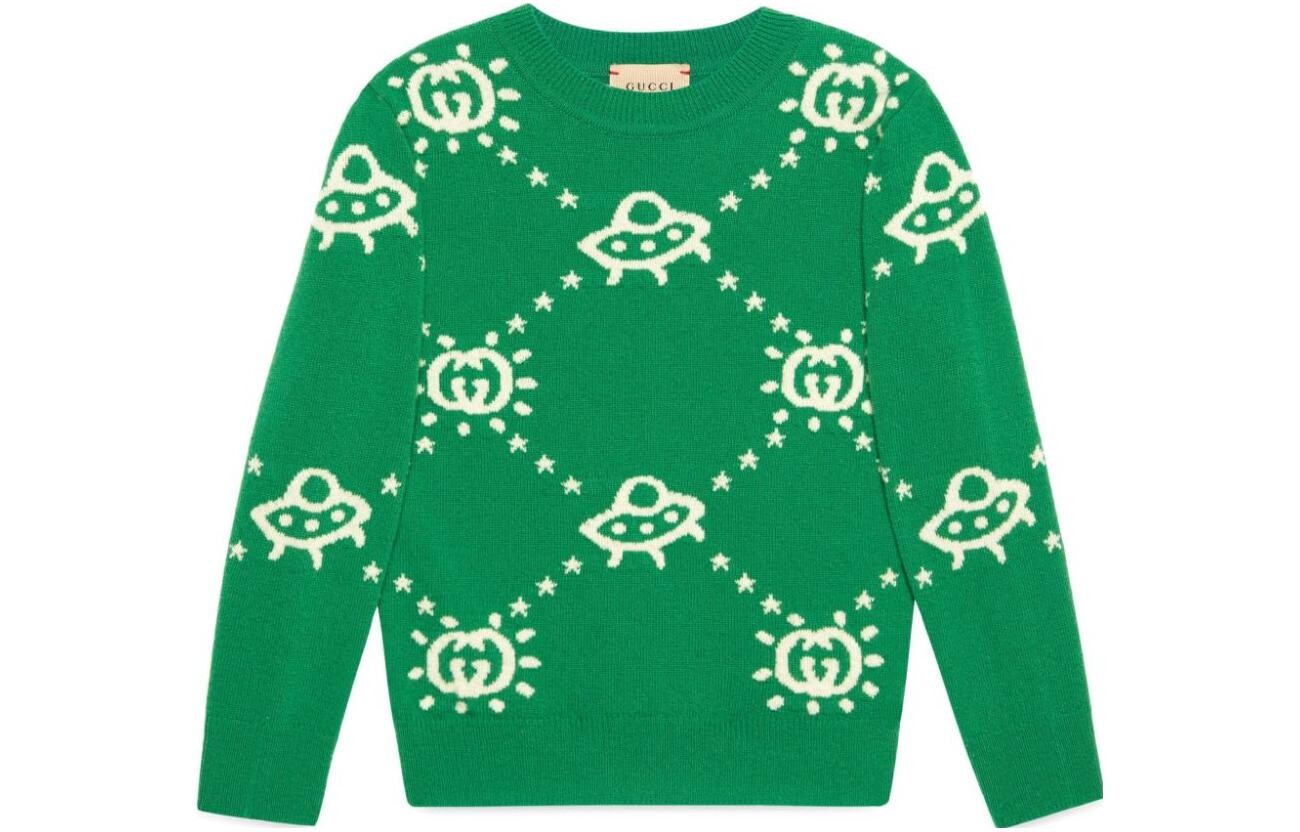 Детский свитер Gucci, зеленый
Детский свитер Gucci, зеленый