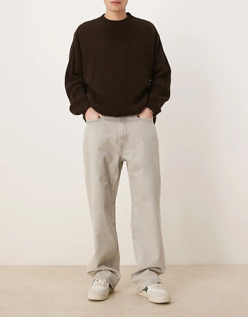 Мешковатые джинсы серого цвета Abercrombie & Fitch
Мешковатые джинсы серого цвета Abercrombie & Fitch