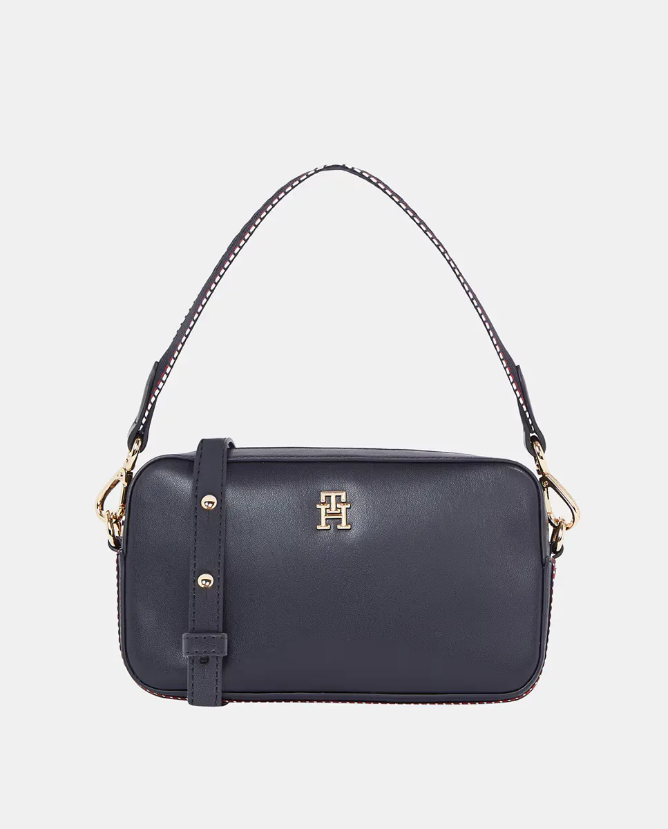Женская сумка на плечо темно-синего цвета с ручкой Tommy Hilfiger, тёмно-синий 
Женская сумка на плечо темно-синего цвета с ручкой Tommy Hilfiger, тёмно-синий