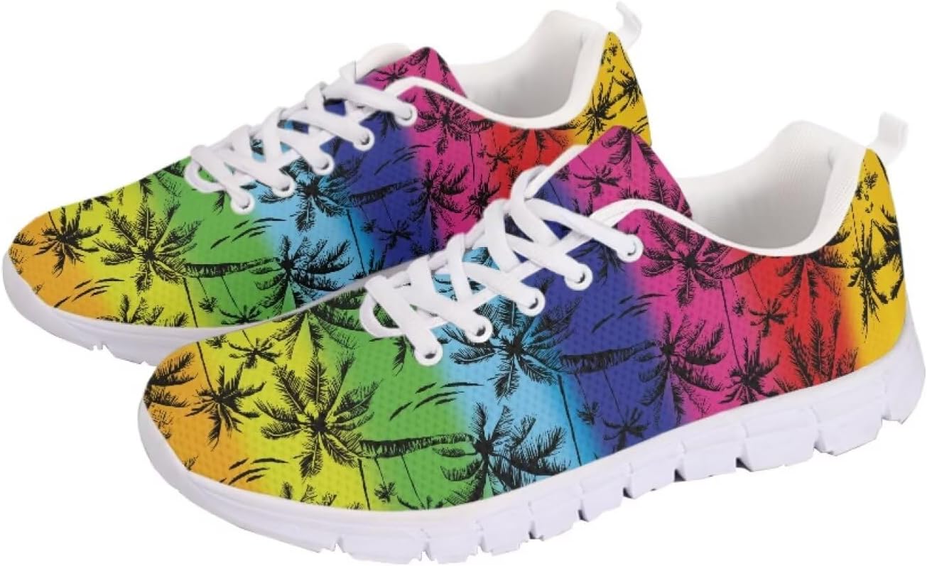 Кроссовки для взрослых девушек, дышащие теннисные кроссовки, беговая обувь, уличная обувь, спортивные кроссовки для женщин и мужчин Getelinseng, Rainbow Palm Tree
Кроссовки для взрослых девушек, дышащие теннисные кроссовки, беговая обувь, уличная обувь, спортивные кроссовки для женщин и мужчин Getelinseng, Rainbow Palm Tree