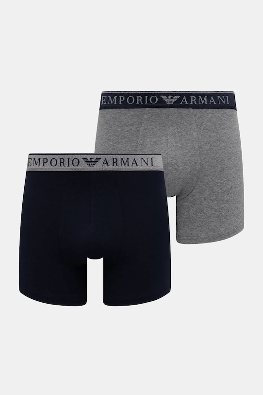 2 пары боксеров Emporio Armani Underwear, серый
2 пары боксеров Emporio Armani Underwear, серый