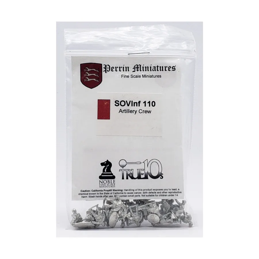 Советские артиллерийские расчеты, WWII Miniatures - USSR (10mm) (Perrin Miniatures) 
Советские артиллерийские расчеты, WWII Miniatures - USSR (10mm) (Perrin Miniatures)