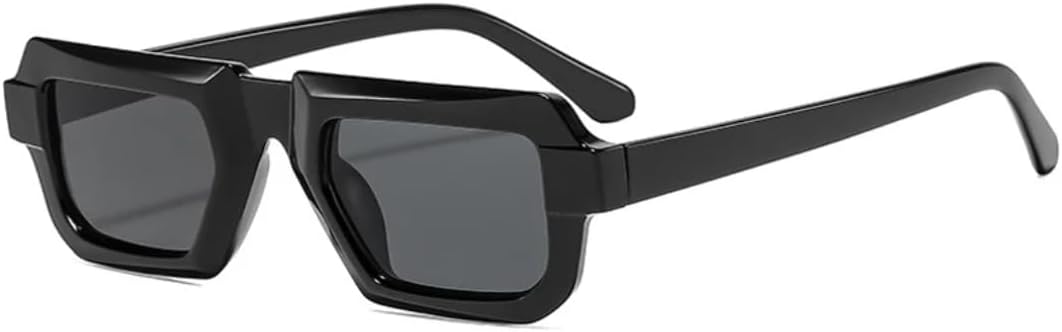 Винтажные женские солнцезащитные очки в маленькой квадратной оправе, роскошные мужские очки в стиле панк для вождения, путешествий и отдыха на природе, защита от УФ-излучения UV400 TVTBBVV, Black Gray
Винтажные женские солнцезащитные очки в маленькой квадратной оправе, роскошные мужские очки в стиле панк для вождения, путешествий и отдыха на природе, защита от УФ-излучения UV400 TVTBBVV, Black Gray