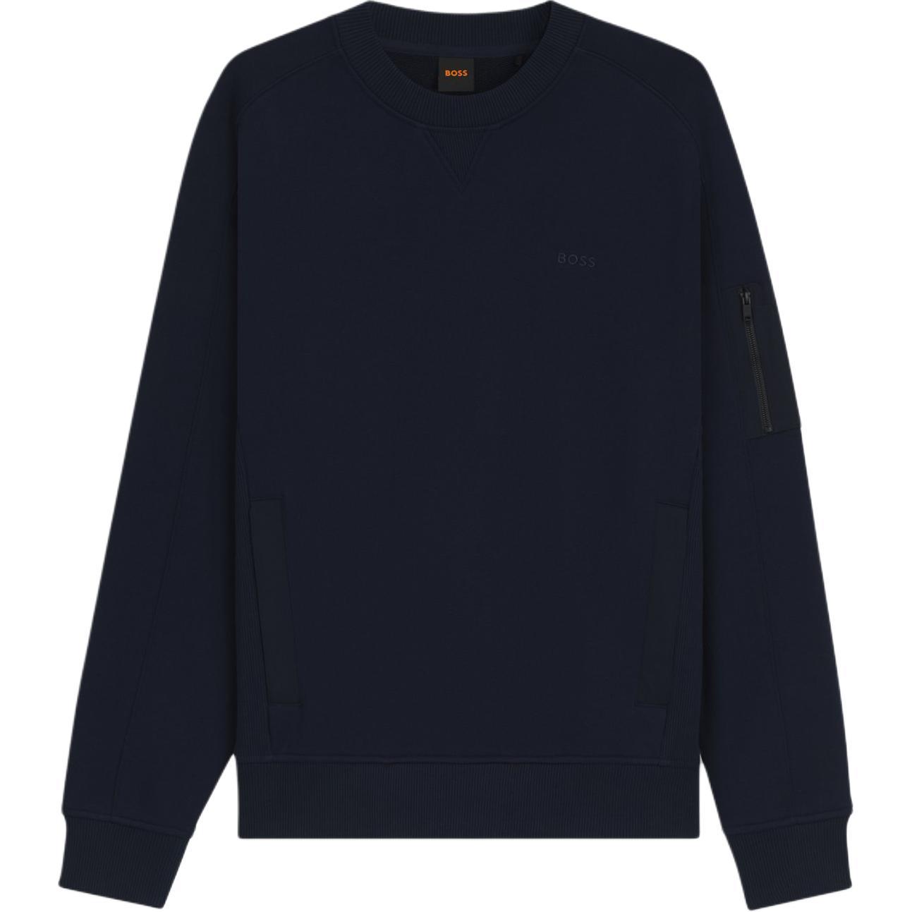 Толстовка Boss с застежкой-молнией и карманом HUGO BOSS, темно-синий
Толстовка Boss с застежкой-молнией и карманом HUGO BOSS, темно-синий