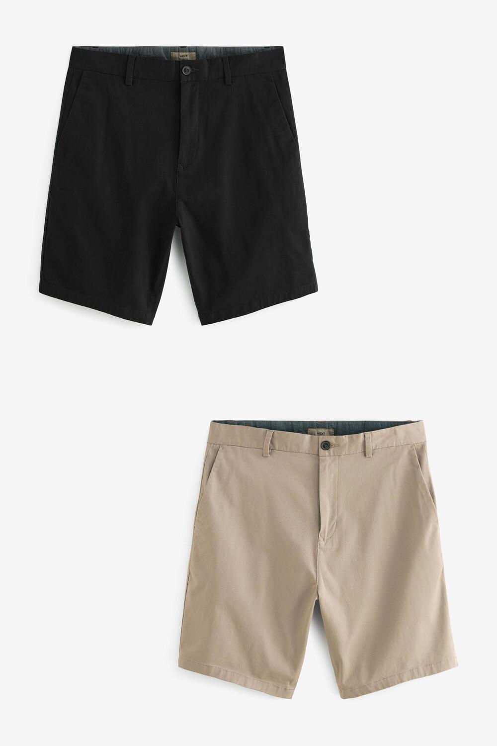 Шорты чиносы стрейч, 2 шт в упаковке Next, черный
Шорты чиносы стрейч, 2 шт в упаковке Next, черный
