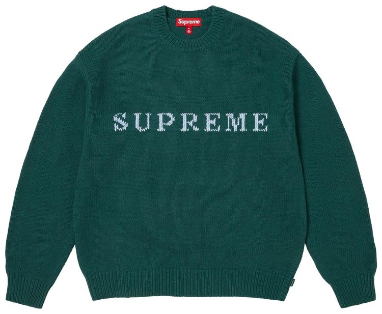 Свитер Supreme Contrast Logo, зеленый
Свитер Supreme Contrast Logo, зеленый