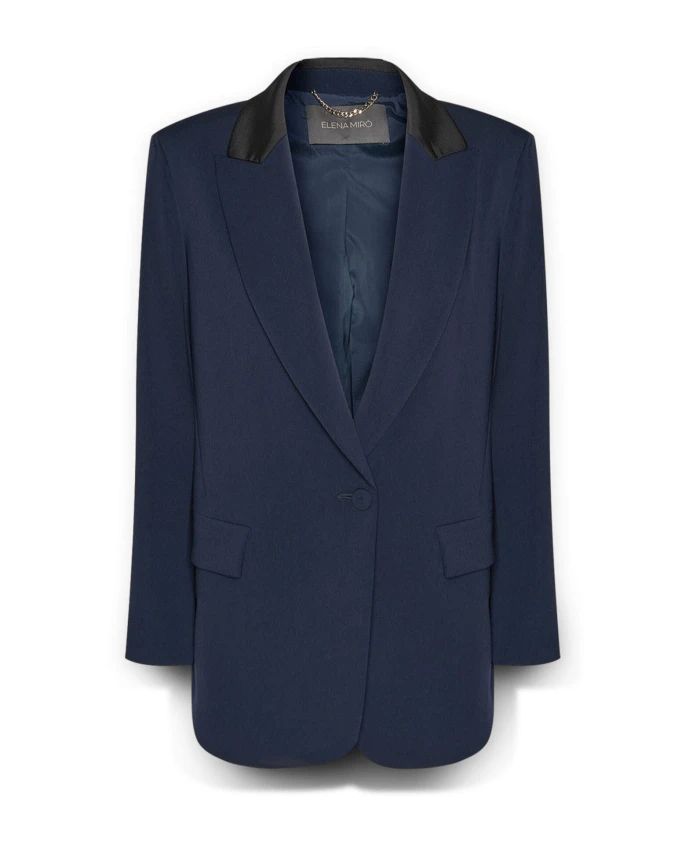 Блейзер из креповой ткани Elena Mirã², синий
Блейзер из креповой ткани Elena Mirã², синий
