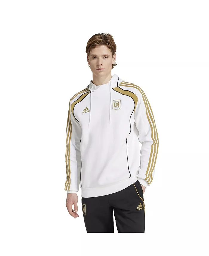 Мужская белая толстовка с капюшоном LAFC 2025 Travel adidas
Мужская белая толстовка с капюшоном LAFC 2025 Travel adidas