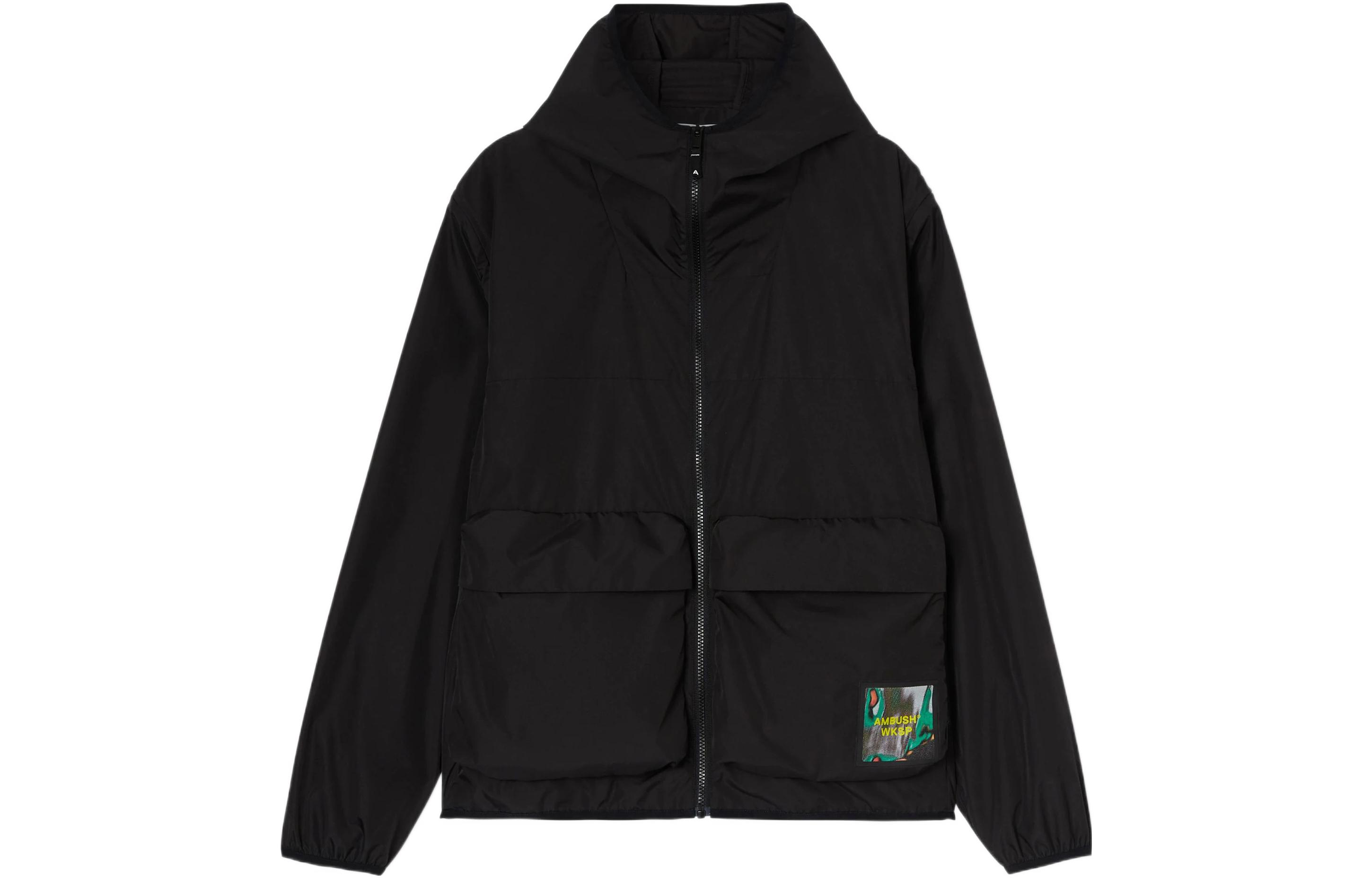 Складная худи с молнией AMBUSH, черный
Складная худи с молнией AMBUSH, черный