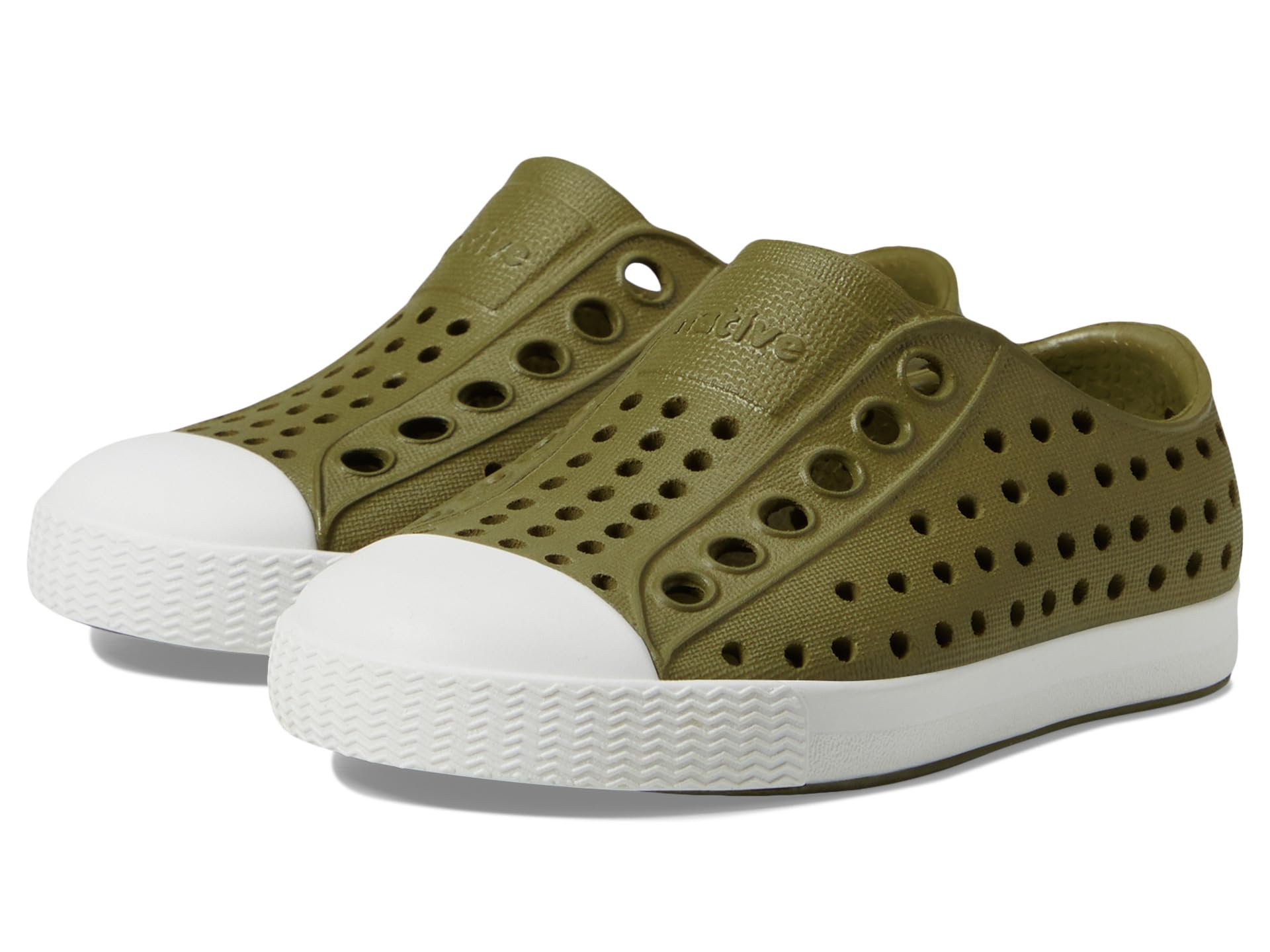Кроссовки Native Shoes Kids Jefferson, Rookie Green/Shell White
Кроссовки Native Shoes Kids Jefferson, Rookie Green/Shell White