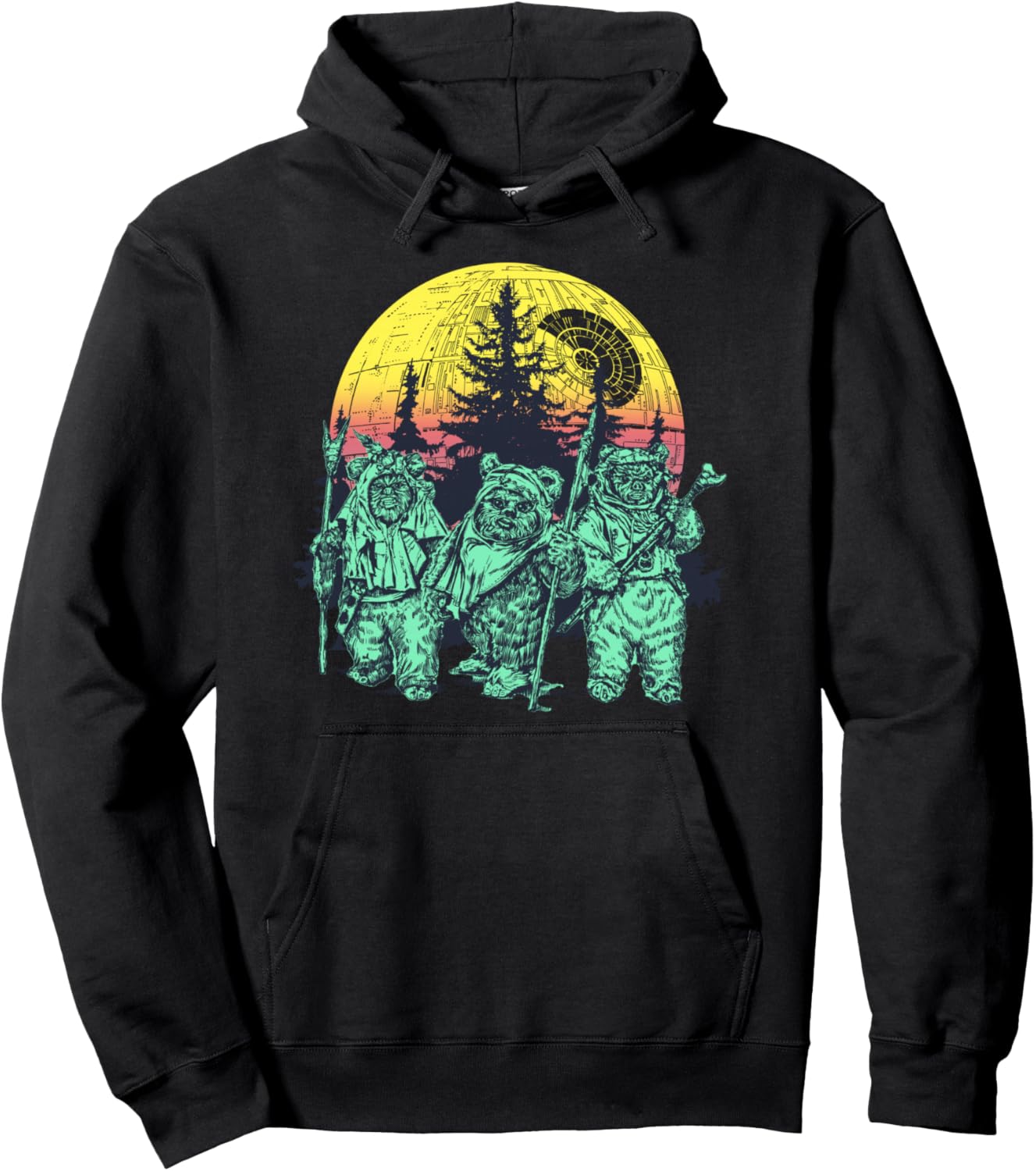 Худи Star Wars Endor Ewok Forest Sunset, черный
Худи Star Wars Endor Ewok Forest Sunset, черный